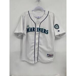VTG Russell Athletic MLB Seattle Mariners #51 Ichiro Jersey Youth 18-20 Stitched